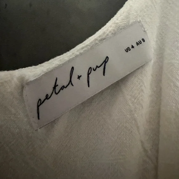 PETAL & PUP APOLLO DRESS - WHITE SIZE 4 B26 - Picture 7 of 7